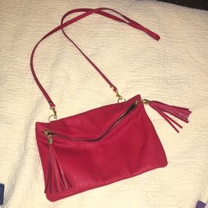 Red Leather Purse
